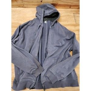 Champion grey Zip up hoodie size L